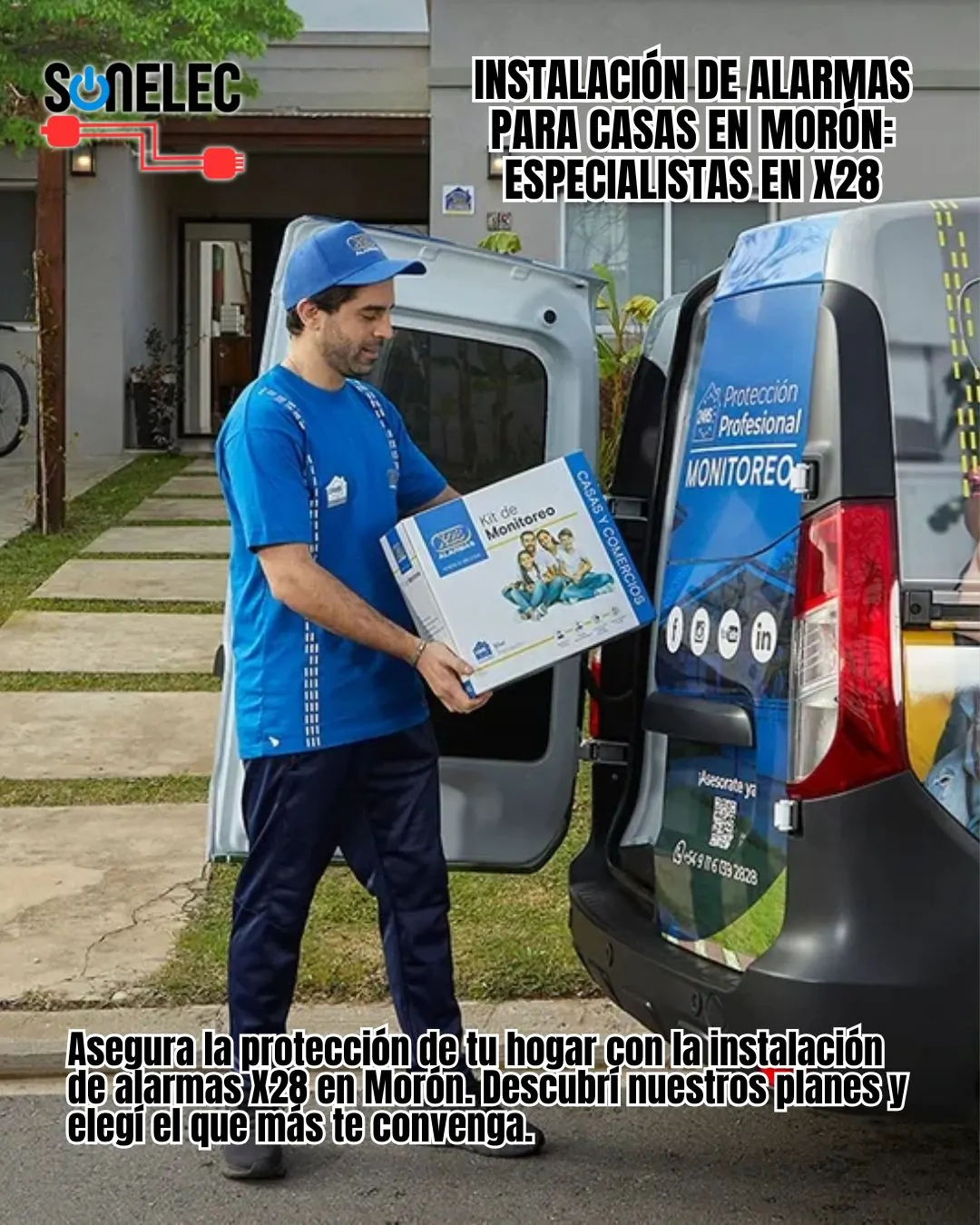 Instalación de alarmas para casa en Morón: especialistas en X28